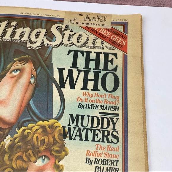 Vintage Rolling Stone Magazine The Who Muddy Waters October 5, 1978 - Picture 2 of 5